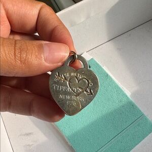 Tiffany and co heart charm